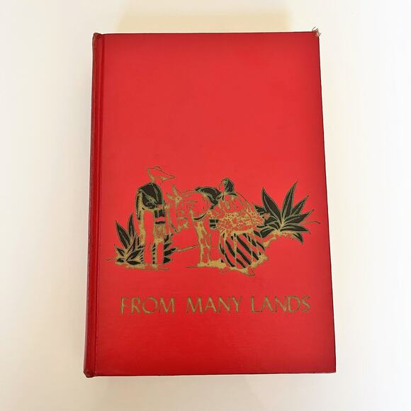 From Many Lands - 1953 - The Children's Hour #9 - Vintage Hardcover Book - Picture 1 of 6